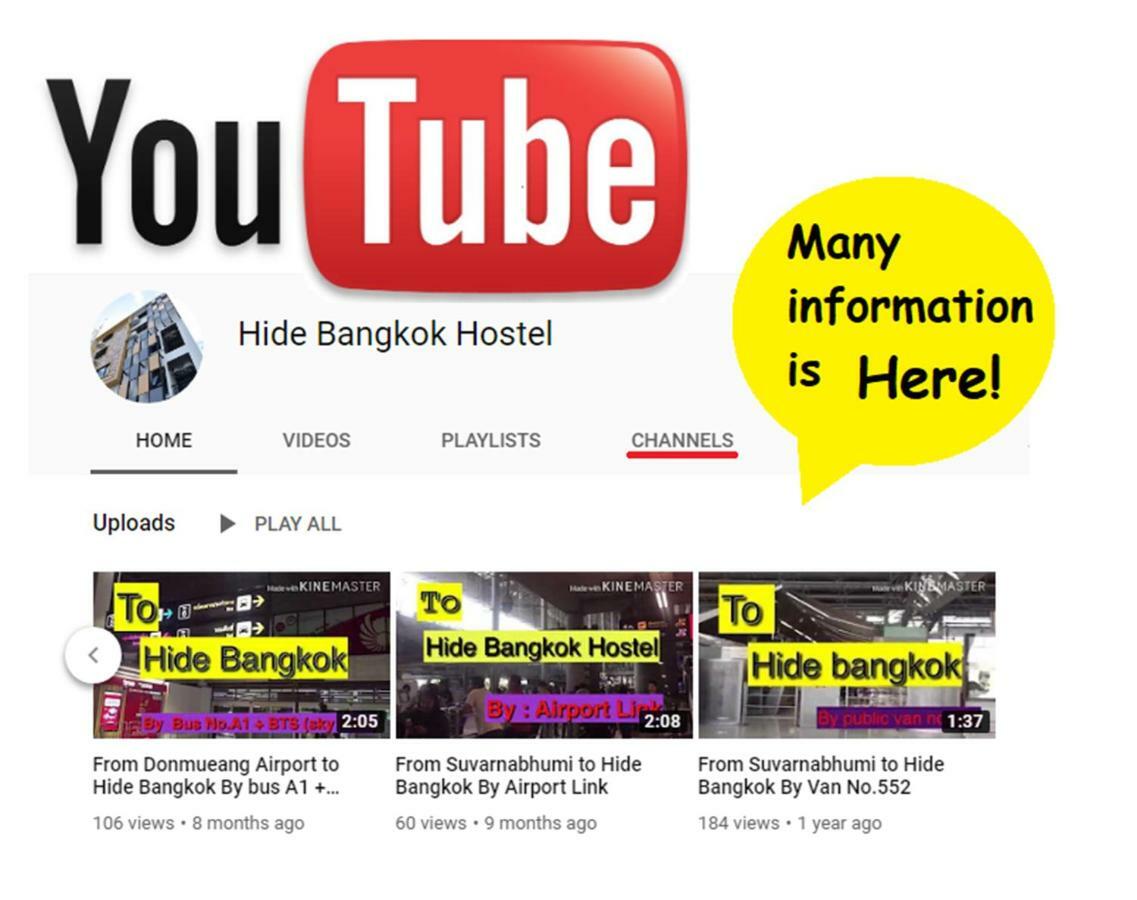 Hide Bangkok Hostel Екстер'єр фото
